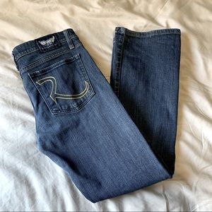Rock And Republic Jeans Y2K 30 Kasandra Blue Womens Bootcut Medium Wash